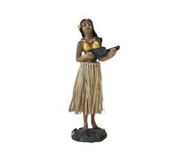 Wswqop Poupée Hawaïenne pour Tableau de Bord, Poupée Hawaïenne avec Guitare, 6,29 Pouces, Figurines Décoratives pour Tableau de Bord, Décorations pour Tablea, modèle A