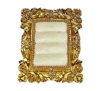 Wswqop Présentoir à Bagues de Style Vintage, Plateau de Présentation pour Boucles d'oreilles, Pièce Maîtresse en Résine, élégant Présentoir à Bagues, Cad, Blanc