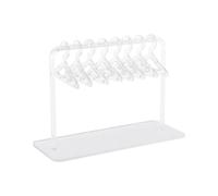 Wswqop Présentoir à Boucles d'oreilles en Acrylique, Support à Bijoux, Idéal pour Les Filles et Les Femmes, Décoration de Table Créative, Cintre pour BOU, Clair, Petit