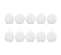 Wswqop Prise Hexagonale 10pcs Allen Vis Boulon Protection Hexagone Capuchon Capteur M6, Blanc, comme décrit