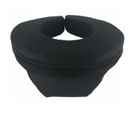 Wswqop Protecteur de Cou Enfant Bande Cervicale Mousse Ferme Fermeture Ajustable Style Ergonomique Conçu pour Karting Sécurité sur Circuit Adapté aux Jeunes Pilotes , Noir , Enfants 11CM