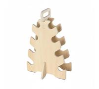 Wswqop Rack d'Haltères en Bois Porte-haltères Support Rangement Étagère Multiniveaux Quatre Paliers de Rangement Emplacements Dédiés Transition Fluide entre