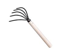 Wswqop Râteau de Jardin à 5 Dents, Râteau à Griffes Pratique et Facile à Utiliser, Râteau à Feuilles Léger, Râteau à Main de Jardin pour Peigner Les Feuilles, 36cmx10cm
