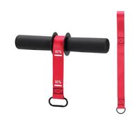 Wswqop Renforceur D'avant-Bras, Exerciseur de Bras, Rouleau de Poignet en Acier Au Carbone pour Haltères, Plaques de Poids d'escalade, Athlètes à Dom, Rouge