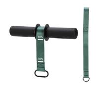 Wswqop Renforceur D'avant-Bras, Exerciseur de Bras, Rouleau de Poignet en Acier Au Carbone pour Haltères, Plaques de Poids d'escalade, Athlètes à Dom, Vert