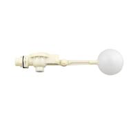 Wswqop Robinet à Flotteur avec Bras Réglable, Léger, Facile à Installer, Compact, Contrôle Automatique Du Niveau D'eau pour Aquarium à Abreuvoir, Dn20