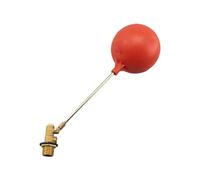 Wswqop Robinet à Flotteur pour Réservoir D'eau, Robinet à Flotteur En Laiton, Interrupteur pour Château D'eau, étang, Aquarium, Abreuvoir pour Bétail, 1 pouce DN25