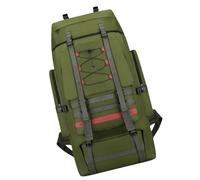 Wswqop Sac à Dos de Randonnée, Imperméable, Léger, Réglable, Sangle Respirante, Extra Large, pour Vélo, Alpinisme, Vert