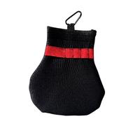 Wswqop Sac de Rangement pour Balles de Golf, Sac de Transport, Accessoires, Rangement Polyvalent, Collecteur en Nylon, Porte-Tees de Golf, Pochette Organisat, Rouge