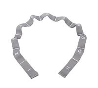 Wswqop Sangle de pour Étirement Bandoulière d'exercice Accessoire Pilates à Boucles Multiples en Nylon pour Correction de Posture Adaptée Aux Hommes et, Gray_11 Boucles