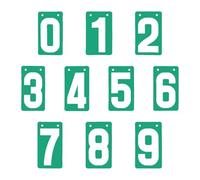 Wswqop Score Keeper, Flip Number Cards, Numéros 0-9 Scorekeeper Team Games Table Scoreboard pour Le Football et Le Basket-Ball, Vert