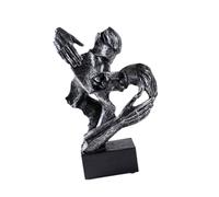 Wswqop Sculpture Abstraite de Visage, Statue de Baiser, Figurine D'amour, Sculpture de Baiser pour Couples, pour Cheminée, Cadeau de Saint-Valentin, Sauté Vintage