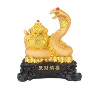 Wswqop Sculpture de L'Année Du Serpent 2025, Décoration Du Nouvel An Chinois, Corne D'abondance, Centre de Table Feng Shui pour Une Pendaison de Crém, M