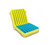 Wswqop Siège de Bateau Gonflable Structure Légère Conception Ajustable Assise Confort Installation Simple pour Accessoire Kayak Raft Utilisation en Eau Douce Salée Activité Plaisance