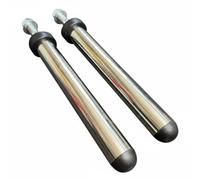 Wswqop Squat Rack Support de Disques Goupille de Rangement Porte-plaques Accessoire de Cage en Acier avec Base Caoutchouc Fixation à Vis Compatible Tubes, 330MM, Tête Plastique