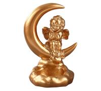 Wswqop Statue D'ange, Porte-bougie Chauffe-plat, Décoration de Table, Polyvalente, élégante, Légère, pour étagère, Bureau, Table de Chevet, Sculpture En, 9 Cm X 7.5 Cm X 11