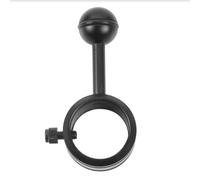 Wswqop Support de Bras de Joint à Rotule de Pince de Support de Lumière pour Lampe de Poche de Plongée, Noir, 25mm