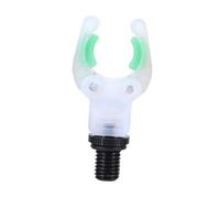Wswqop Support de Canne à Pêche, Repose-tête, Accessoire de Rangement et de Rangement en Polypropylène Robuste avec Fonction Lumineuse pour La Pêche, La Pêch, Vert
