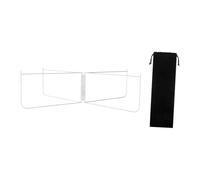 Wswqop Support de Glacière Pliable pour Réfrigérateur, Support de Glacière Robuste et Compact, Support Pliable pour Bagages, pour La Cuisine, Le Camping, La, Argent Droit