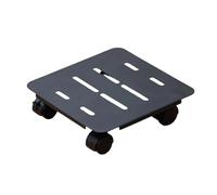 Wswqop Support de Pot de Fleurs à roulettes, Simple et Robuste, pour Balcon, Hôtel, Terrasse, Jardin, Cour, Noir