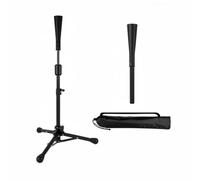 Wswqop Support d'Entraînement de Baseball Tee Batteur Stable Matériau Résistant Réglage Personnalisable Facile à pour Pratique Joueurs Débutants Avancés Maison Stade Plein Air, Noir