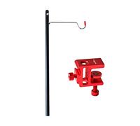 Wswqop Support Lantern Stand Support Suspendu Rangement Aluminium Crochets Pliables avec Pince Table Fixation Portable Adaptée au Camping Randonnée, Crochet de Lanterne
