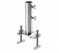 Wswqop Support Parasol Pêche Réglable | À Visser, Pince pour Parasol Pêche, Haute Résistance, Pontons, Pêcheurs