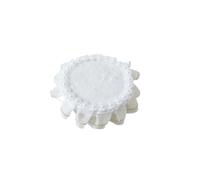 Wswqop Table Miniature pour Poupée Nappe en ntelle Jupe Volantée pour Salon Chambre Décoration Scène Miniature Élégante,