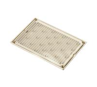 Wswqop Tapis Litière pour Chat Antidérapant Absorbeur de Grains Tapis Attrapeur de Litière Nettoyage Facile Matériau PP Robuste Adapté à La Maison Animalerie, CafÉ