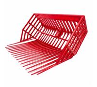 Wswqop Tête Frche Stabulation En Plastique Léger Tête Frche Dille Filée Centrale Polyvalent pr Personnels D'écurie, Paddocks, Rouge