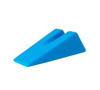 Wswqop Wedge Pillow Oreiller Triangulaire Cale de Positionnement Coussin de Thérapie Tapis de Mobilisation en Silicone Antidérapant avec Surface Inclinée, Bleu