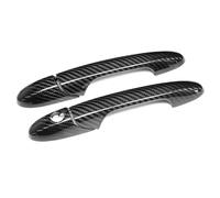 WSX5FC voiture poignée porte extérieure Couvercle Poignée Porte En Fiber Carbone Véritable Sec Pour Voiture, Modification Style Extérieur, Kit Carrosserie Pour 500 595 595C