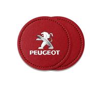 WSXCDE 2 Pièces Dessous Verre Auto, pour Peugeot 208 GT Line e-208 2019-2023 2024 Antidérapant sous-Verres Porte-gobelets Voiture, Caoutchouc sous-Verres Voiture,C