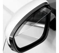 WSXCDE 2 Pièces Voiture Vue Arrière Miroir Pluie Sourcil, pour Dacia Sandero II Stepway 2016-2020 Pare-Soleil De RéTroviseur, Rétroviseur Pare-Pluie Voiture Pare Fumée