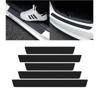 WSXCDE Bandes Protection seuil Porte Voiture, pour Ford Ranger III Super/Double/Single Cab Pick-up 2013-2024 Autocollants Seuil Voiture, Bande Protection Anti-Rayures Seuil Porte Voiture,5pcs