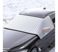 WSXCDE Couverture Pare-Brise Voiture, pour Tesla Model Y X S 3 2018-2024 Housse Pare Brise Voiture Pliable, Protection Pare Brise Hiver pour Glace Givre,M(155 * 110cm)