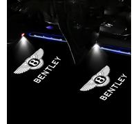 WSXCDE Lumières De Bienvenue De Porte, pour Bentley Continental GT (2004 Later) Projecteur De Voiture Lumière De Porte, Lampe de Bienvenue au Sol Chargement USB,2pcs