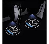 WSXCDE Lumières De Bienvenue De Porte, pour Mazda CX-30 2019-2023 Projecteur De Voiture Lumière De Porte, Lampe de Bienvenue au Sol Chargement USB,2pcs