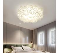WSXEDC Plafonnier LED Pour Chambre D'Enfant Chambre D'Enfant Moderne Lampe De Plafond CréAtive à PéTales, Tricolore, Ajustable, Sans Stroboscope, Blanc Laiteux 24W