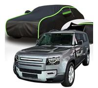 WSYLJX Housse de Voiture pour Land Rover Defender 130, Housse de Protection Imperméable à l'eau la Poussière avec Poche Miroir,A