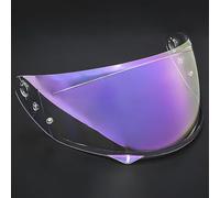 WSYLJX Visiere Casque Moto pour HJC HJ34P C10, Lentille de Lunettes de Casque Remplacement Shield, Visière de Protection UV,Normal-D Aurora Purple