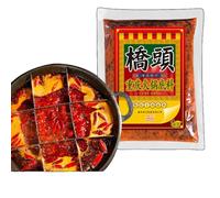 WSYLS-Base de fondue chinoise légèrement épicée, saveur classique du Sichuan | Sachet de 500 g, une marmite de saveur chinoise bouillante, assaisonnement asiatique