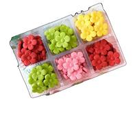 WSYLS-Decorazione commestibile per torte a forma di fiore di pesco colorato, 300 g, per Halloween, compleanno, Ringraziamento, Natale, torte di compleanno, cupcake e dessert fai da te