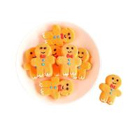 WSYLS Marshmallow Bonbons Flocon de neige Noël Nuage Boîte cadeau de bonbons en coton Une bouchée de friandise douce et moelleuse qui fait fondre le froid hivernal (bonhomme en pain d'épice)