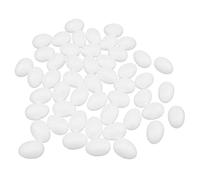 Wsymxuo 10 Pièces Œuf En Mousse Polystyrène Boule Sphère Fournitures Artisanat Décoration Facile à Peindre Matériau Adapté Aux Fêtes Activités de Bricolage