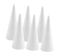 Wsymxuo 16 Cônes En Mousse pour Décoration de Gâteau, Motif Arbre et Composition Florale. Construction Légère En Mousse, Parfaits pour Les Fêtes Scolaires, Le, Style A