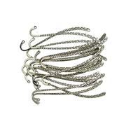 Wsymxuo 20 Marque-places En Ruban pour Les Travaux Créatifs, argent