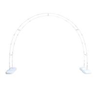 Wsymxuo Arche à Ballons Double Couche Cadre Support Base Structure Kit Complet avec Pièces en Croix et Plaques Hexagonales Tenue au Vent d'Eau Assemblage