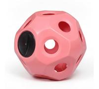 Wsymxuo Boule à Foin Alimentaire Balle Foin Robuste Boule Mangeoire pour Écurie, Paddock, Rose