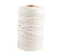 Wsymxuo Corde Coton Cordon Décoration Macramé Tissage Suspendu Matériau Robuste Original Convient Aux Créations Manuelles Décoration Intérieure Accessoires de, Dia 6 mm